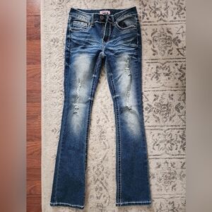 Stylish Blue Women's Jeans Bootcut